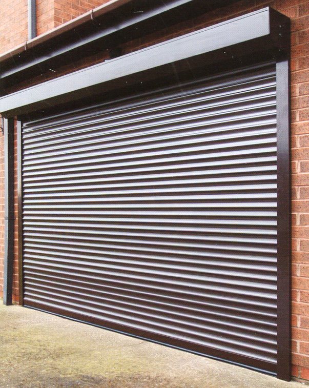 roller door fitted on external face of opening